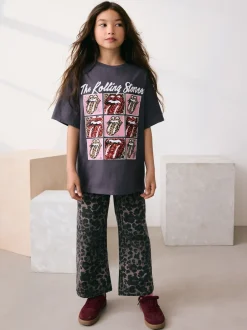 Next Gris de charbon de bois - T-shirt The Rolling Stones Band (3-16ans) Outlet