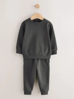 Next - Ensemble sweat-shirt et jogging (3mois-7ans) Gris de charbon de bois Best