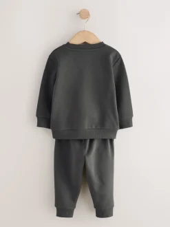 Next - Ensemble sweat-shirt et jogging (3mois-7ans) Gris de charbon de bois Best