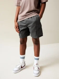 Next Gris de charbon de bois - Short cargo (3-16ans) Clearance