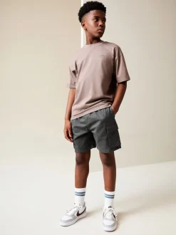 Next Gris de charbon de bois - Short cargo (3-16ans) Clearance