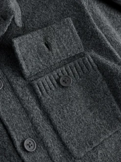 Next Gris de charbon de bois - Cardigan en maille (3-16ans) Discount