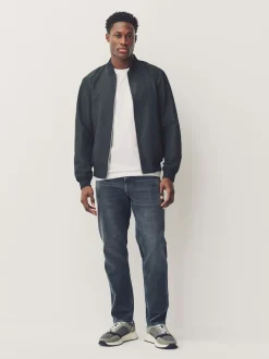 Next - Slim Fit (Slim Fit) - extensible Denim Jeans Gris de charbon de bois Sale