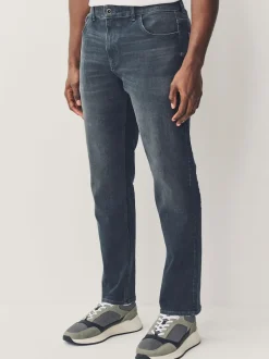 Next - Slim Fit (Slim Fit) - extensible Denim Jeans Gris de charbon de bois Sale