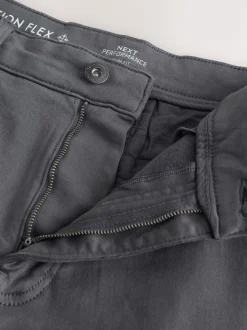 Next Gris de charbon de bois - Pantalon cargo coupe ajustée Motionflex stretch Clearance