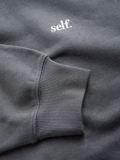 self. - soi-même. Capuche Gris de charbon de bois Hot
