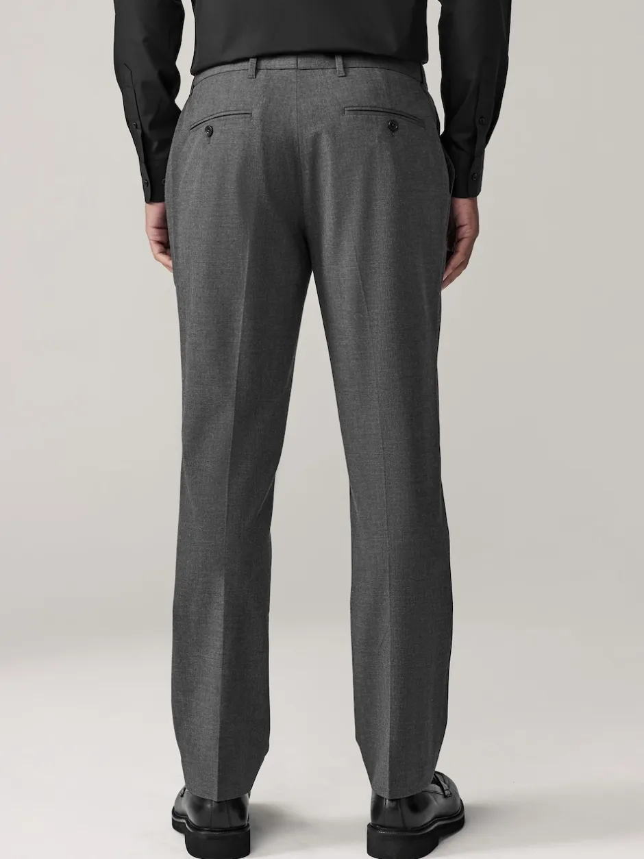 Next Gris de charbon de bois - Moulant - Pantalons extensibles à taille élastiquée Motionflex Sale