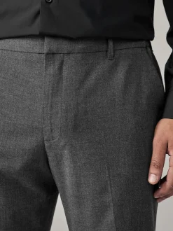 Next Gris de charbon de bois - Moulant - Pantalons extensibles à taille élastiquée Motionflex Sale
