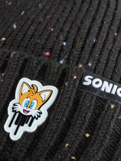 Next Gris de charbon de bois - Bonnet Sonic The Hedgehog Pom Bonnet (3-16ans) Clearance