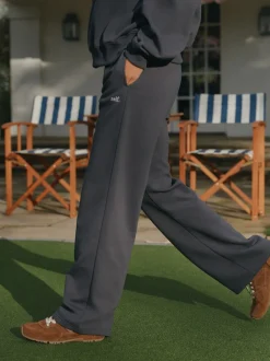 self. - soi-même. Pantalon de jogging coupe large Gris de charbon de bois New