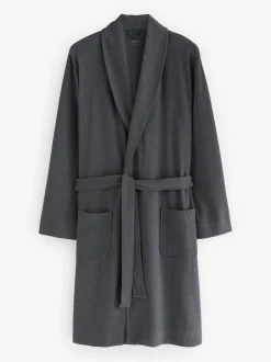 Next Gris de charbon de bois - Robe légère de robe de gaufre Online