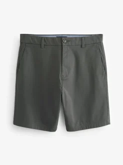 Next - Ajustement droit - Short chino stretch Gris de charbon de bois Best