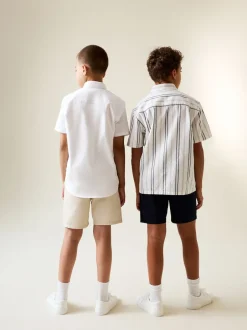 Next Gris de charbon de bois - Short Chino (3-16ans) Sale