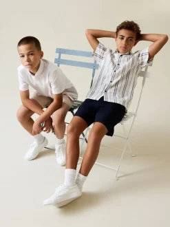 Next Gris de charbon de bois - Short Chino (3-16ans) Sale