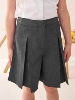 Next Gris de charbon de bois - School Skort (3-16 ans) Outlet