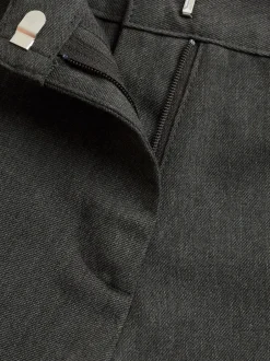 Next Gris de charbon de bois - School Skort (3-16 ans) Outlet