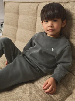 Next - Ensemble sweat-shirt et jogging (3mois-7ans) Gris de charbon de bois Discount