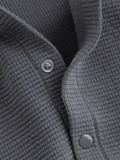 Next Gris de charbon de bois - Veste BÉBÉ légère en jersey texturé (0mois à2ans) Outlet