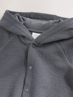 Next Gris de charbon de bois - Veste BÉBÉ légère en jersey texturé (0mois à2ans) Outlet