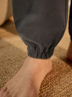 Next Gris de charbon de bois - Jogging ouvert lourd à dos brosse Discount