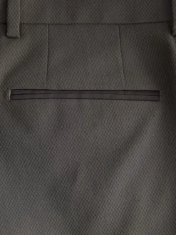 Next Gris de charbon de bois - Skinny Fit (Skinny Fit) - Pantalon de costume de smoking Sale