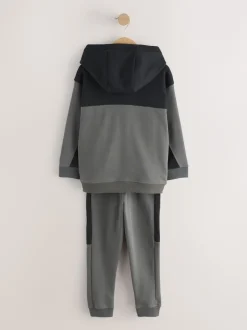 Next Gris de charbon de bois - Ensemble sweats à capuche et joggings Vêtements de sport Sale