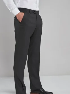 Next - Ajustement régulier - Pantalon intelligent stretch Gris de charbon de bois Discount