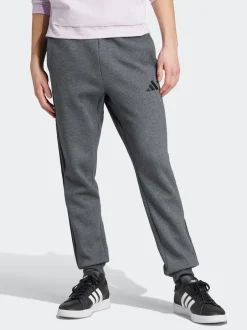 adidas Gris et noir - Essentiels Pantalon de jogging polaire à rayures 3 Sale
