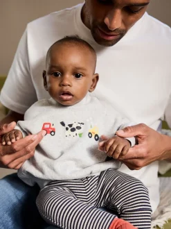 Next Gris Farm Character - Ensemble Sweat-shirt et Leggings bébé (0mois-3ans) Hot