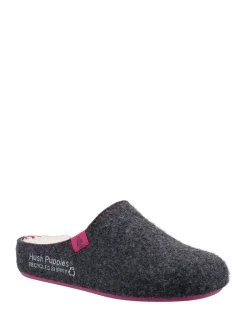 Hush Puppies - The Good Slippers Gris foncé Discount