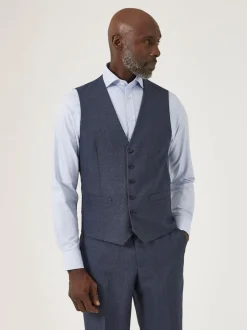 Skopes - Modèle droit - Harcourt Single Breasted Coupe sur mesure Suit Gilet Gris foncé Online