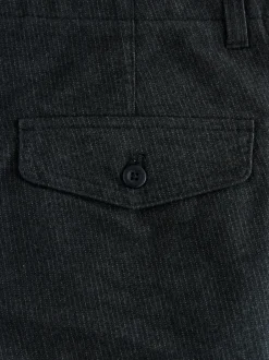 Next Gris foncé - Pantalon Heritage riche en coton Online