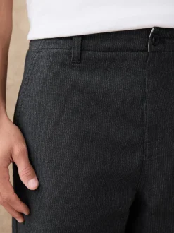 Next Gris foncé - Pantalon Heritage riche en coton Online