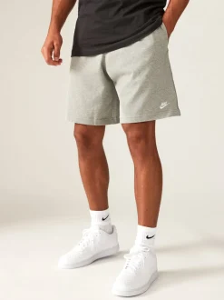 Nike - Shorts en maille Club Gris foncé Hot