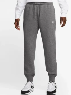 Nike - Pantalon de jogging Club en polaire Gris foncé chiné Outlet