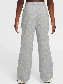 Nike - Pantalon de jogging Club en polaire coupe large Gris foncé chiné New