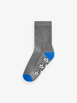 Next Gris Football - Paquet de chaussettes rembourrées en coton riche 7 Discount