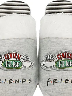 Vanilla Underground - Chaussons mules d’hiver femme Gris Friends