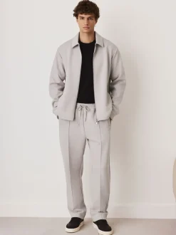 Next Gris glace - N. Premium Joggings doux au toucher Scuba Coupe ajustée Open