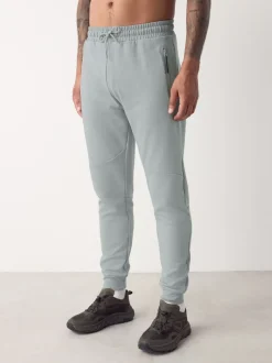 Next Gris glace - Pantalon de jogging en interlock doux au toucher à poignets Discount