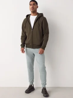 Next Gris glace - Pantalon de jogging en interlock doux au toucher à poignets Discount