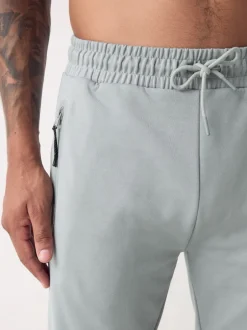 Next Gris glace - Pantalon de jogging en interlock doux au toucher à poignets Discount