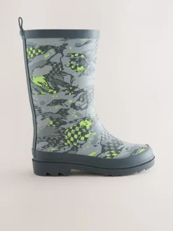 Next - Bottes en caoutchouc Gris imprimé Best