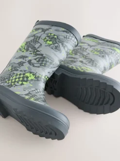 Next - Bottes en caoutchouc Gris imprimé Best