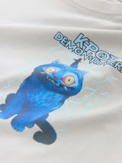 Next Gris imprimé à l'arrière - T-shirt KPOP Demon Hunters (6-16ans) Online