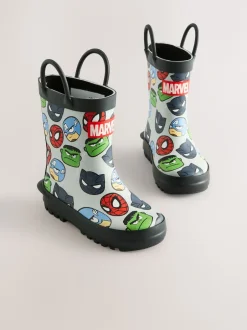 Next Gris Marvel - Bottes de pluie à poignée