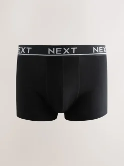 Next - Boxers hipsters riches en coton mélangé Gris noyau/vert Hot