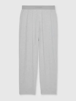 Reiss Gris pastel - Jogging Hugo en jersey de coton avec ceinture à logo extensible Sale