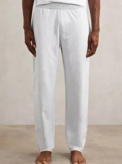 Reiss Gris pastel - Jogging Hugo en jersey de coton avec ceinture à logo extensible Sale