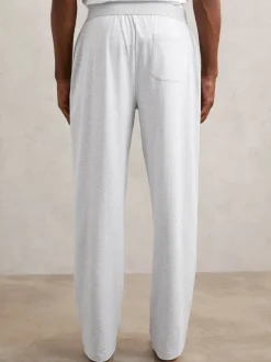 Reiss Gris pastel - Jogging Hugo en jersey de coton avec ceinture à logo extensible Sale